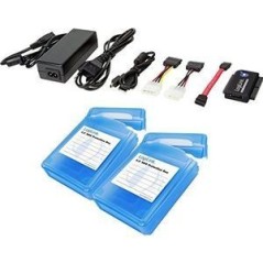 LogiLink Adapter USB 2.0 to 2,5 3,5 Zoll IDE SATA HDD OTB Lagringskontrol